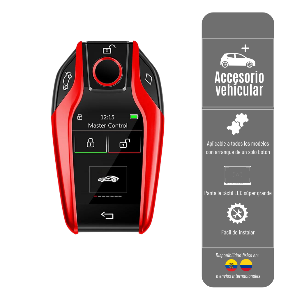 CONTROL REMOTO INTELIGENTE LCD EN618C - SPY PARA ALARMAS / LF 588 