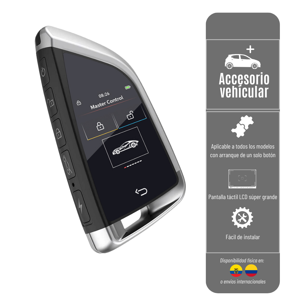 CONTROL REMOTO INTELIGENTE LCD EN568C - SPY PARA ALARMAS / LF 600