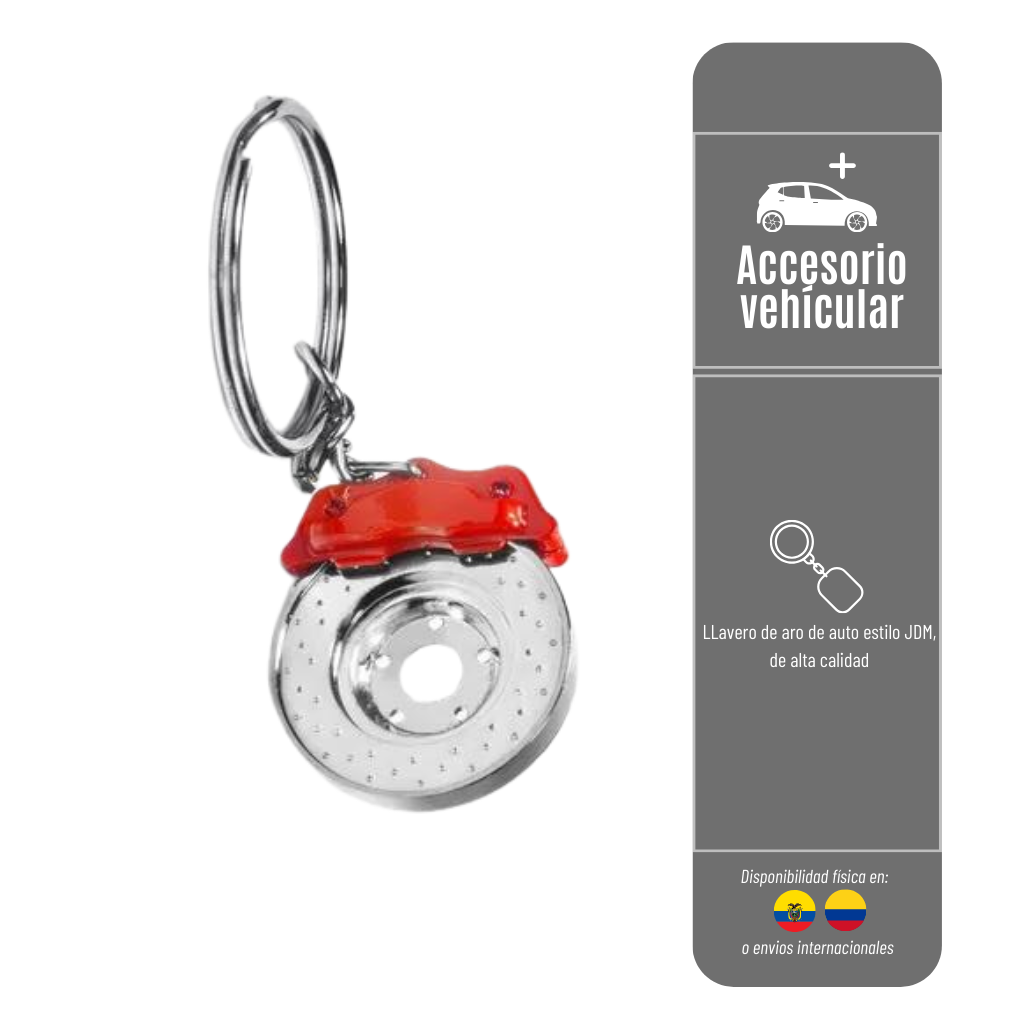 Llavero Carro Raistar Racing en Forma de Disco Freno LLAVERO-5-228-2