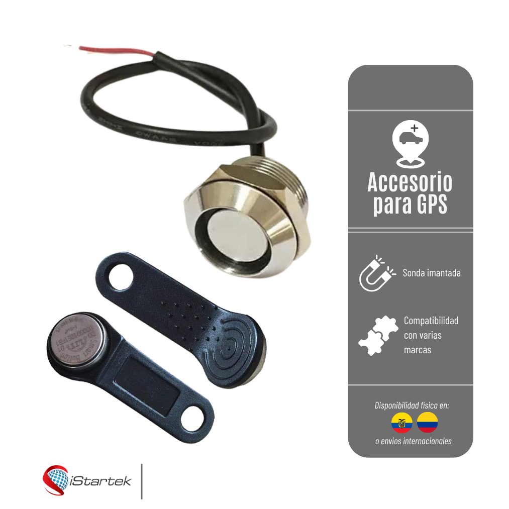 SENSOR DE PROXIMIDAD IBUTTON ISTARTEK ACCESORIO PARA GPS