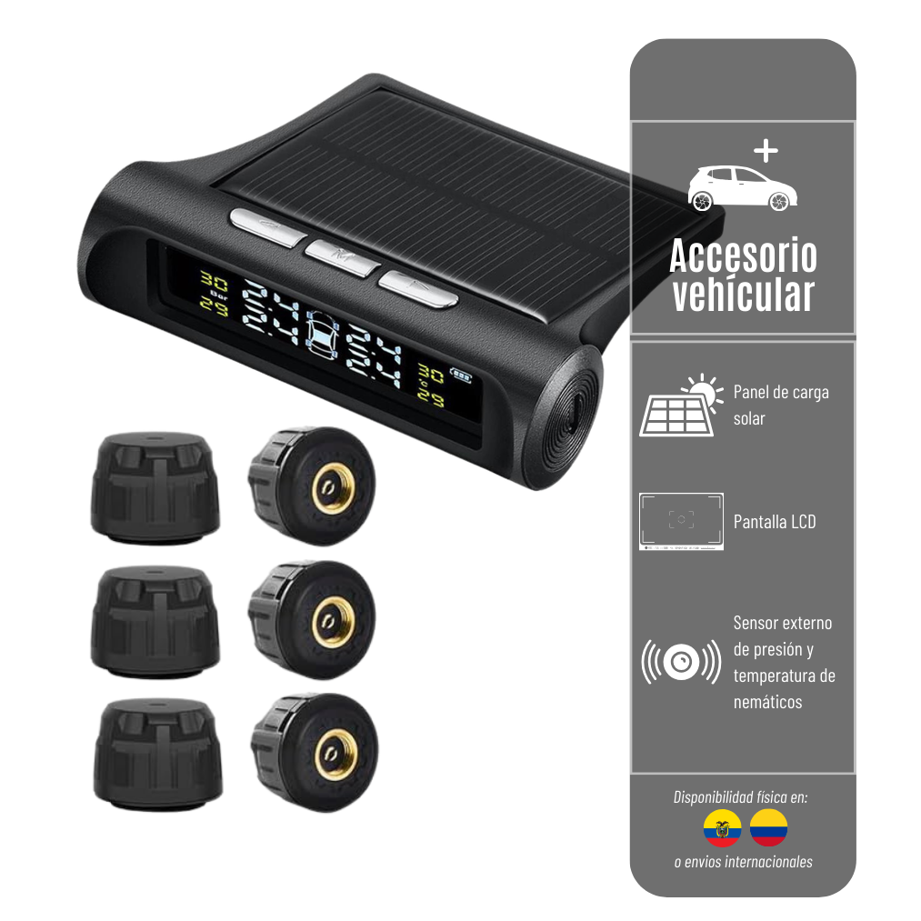 Sensor Tpms De Camion Externo Para Medir Presión De Llantas Tpms-Ext-Camion