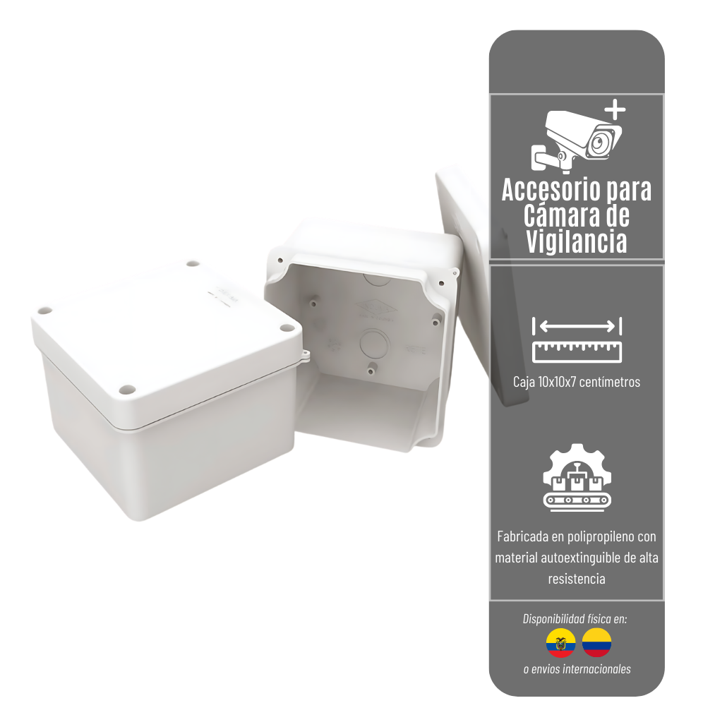 CAJA DE PASO INDUMA 10X10X7CM BLANCO (204XC) CAJETIN-40MM