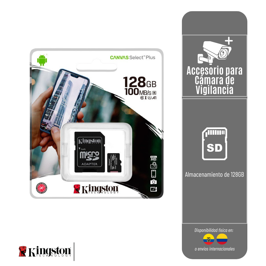 Memoria Micro Sd Hikvision 128Gb Clase 10