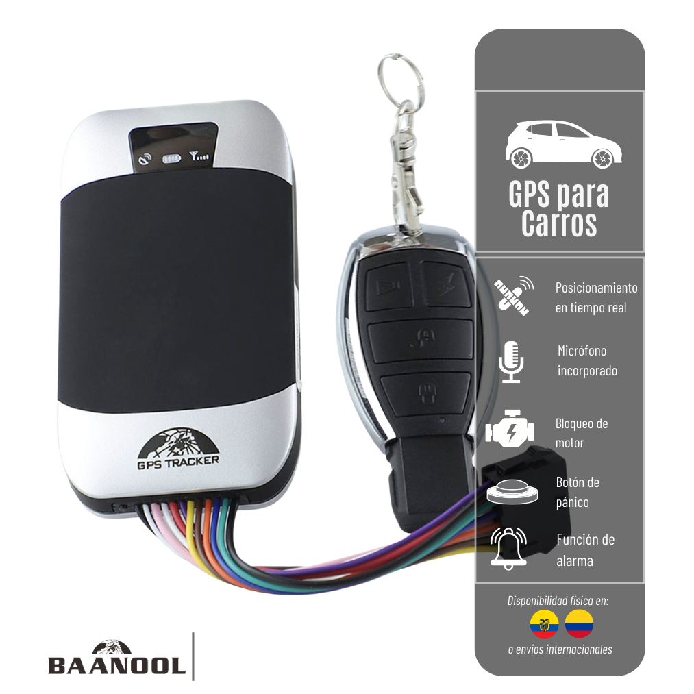 EN CAJA GPS 303G COBAN 2G, LOCALIZADOR PARA VEHÍCULO LIVIANO 303G-CAJA