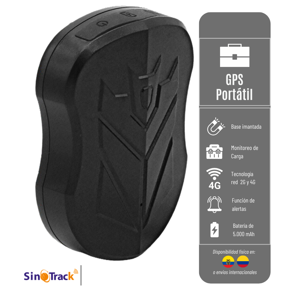 LIQUIDACIÓN* GPS ST905L SINOTRACK PORTÁTIL RED 2G Y 4G, BATERÍA DE 5.000 MAH