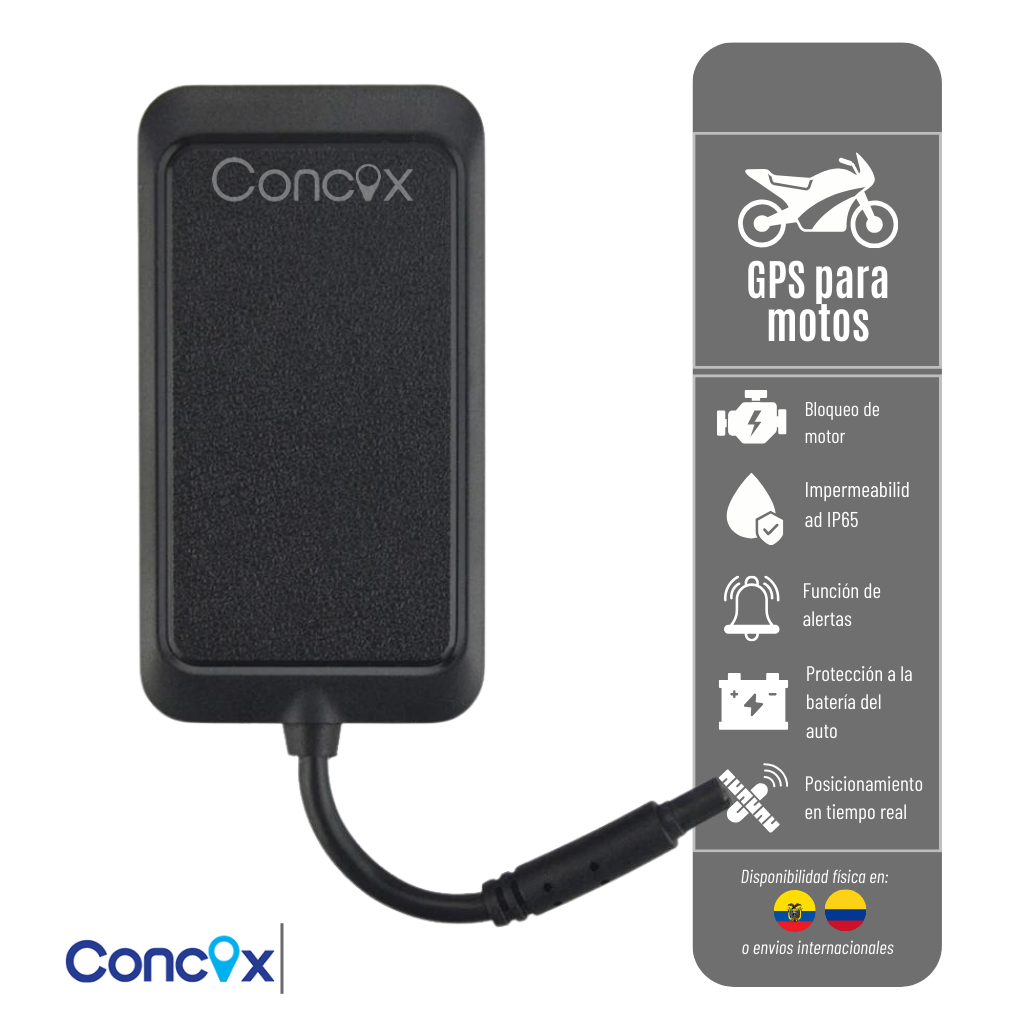 GPS WETRACK2 CONCOX PARA MOTOCICLETAS RED 2G