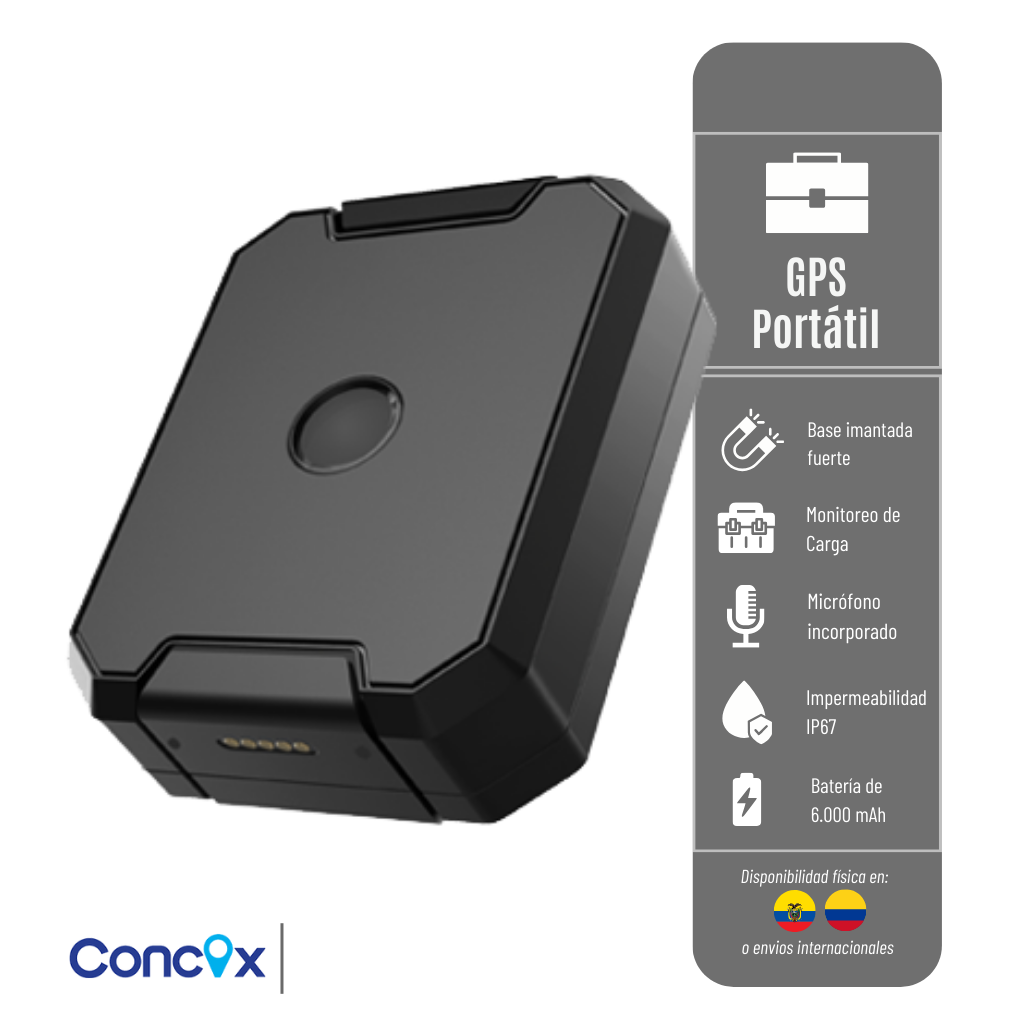 GPS AT1 CONCOX PORTÁTIL RED 2G, Batería DE 6.000 MaH