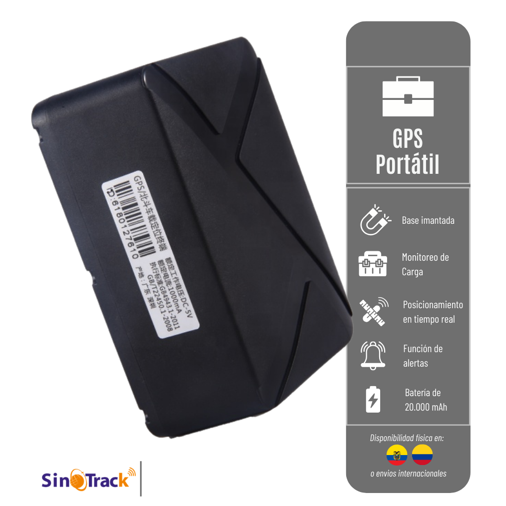 GPS ST925 PORTÁTIL 20.000 Ma  SINOTRACK RED 2G