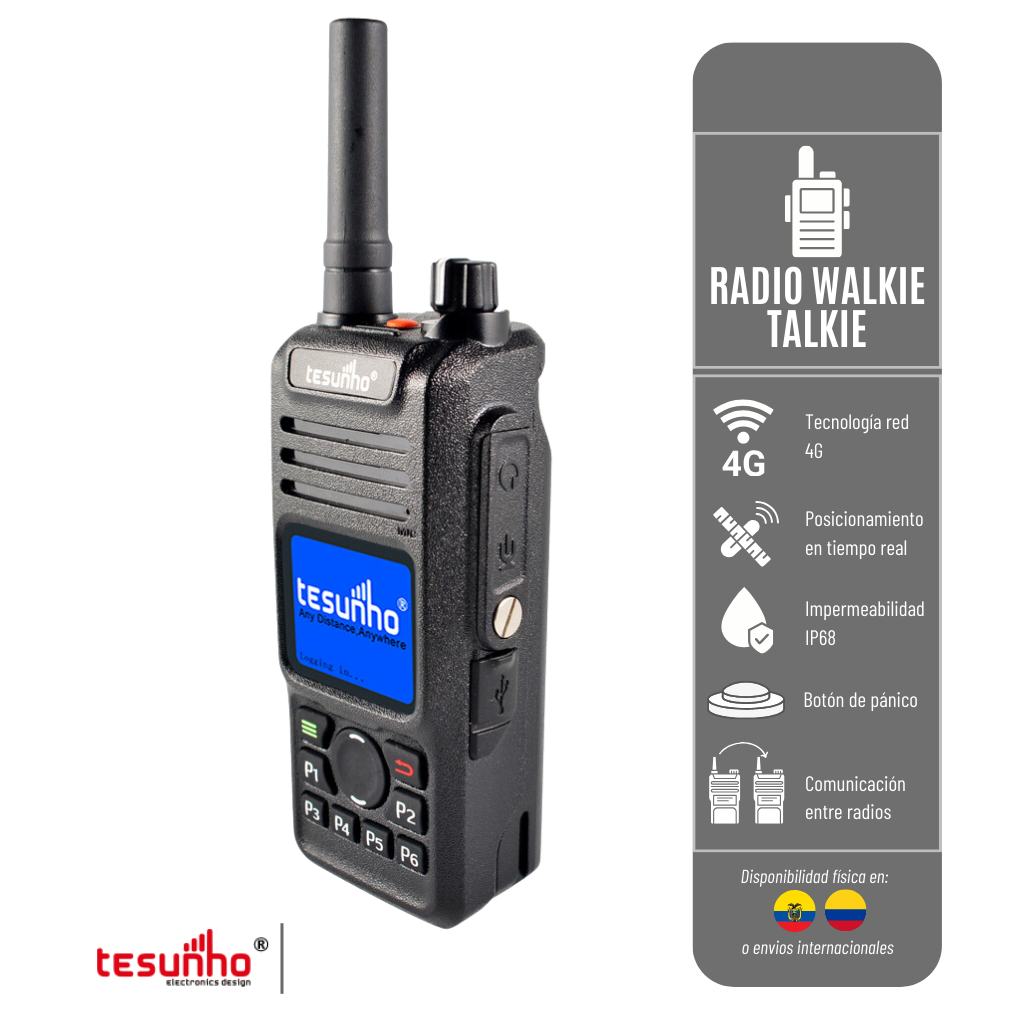 RADIO TH-682 TESUNHO WALKIE TALKIE RED 2G Y 4G