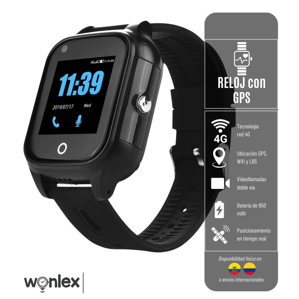 LIQUIDACIÓN* RELOJ CON GPS INTELIGENTE FA28 PARA NIÑOS - RED 4G BATERÍA DE 650 MAH	