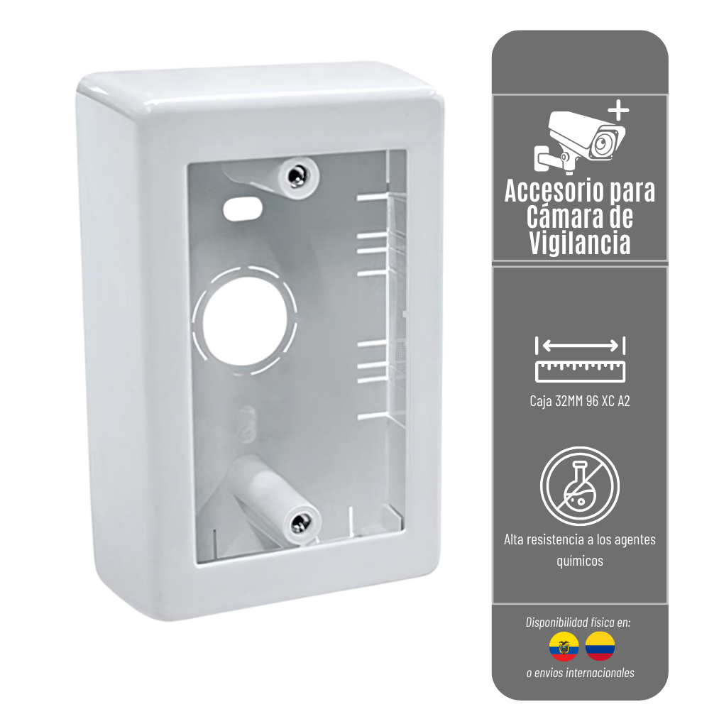 DEXSON  CAJA 32MM BLANCA CAJETIN-32MM