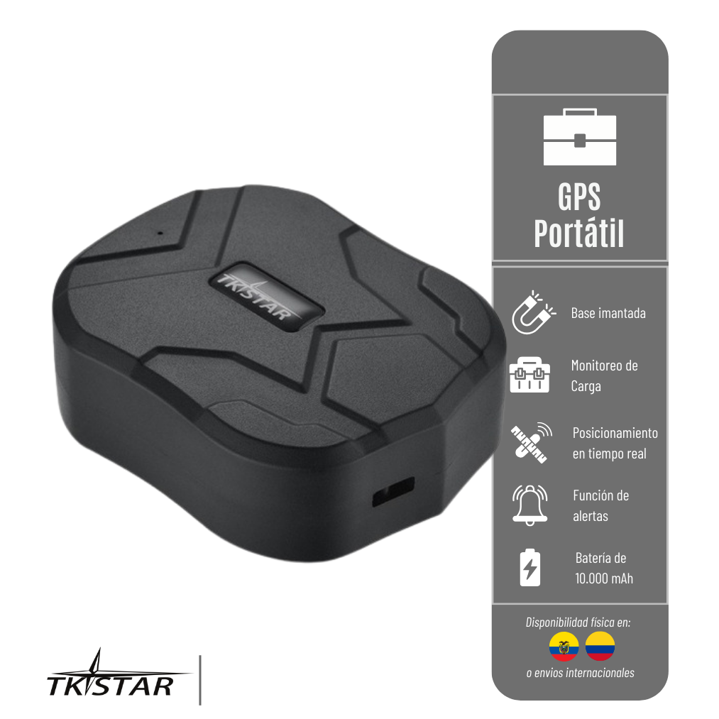 GPS TK905B TKSTAR PORTÁTIL RED 2G, BATERÍA DE 10.000 MAH