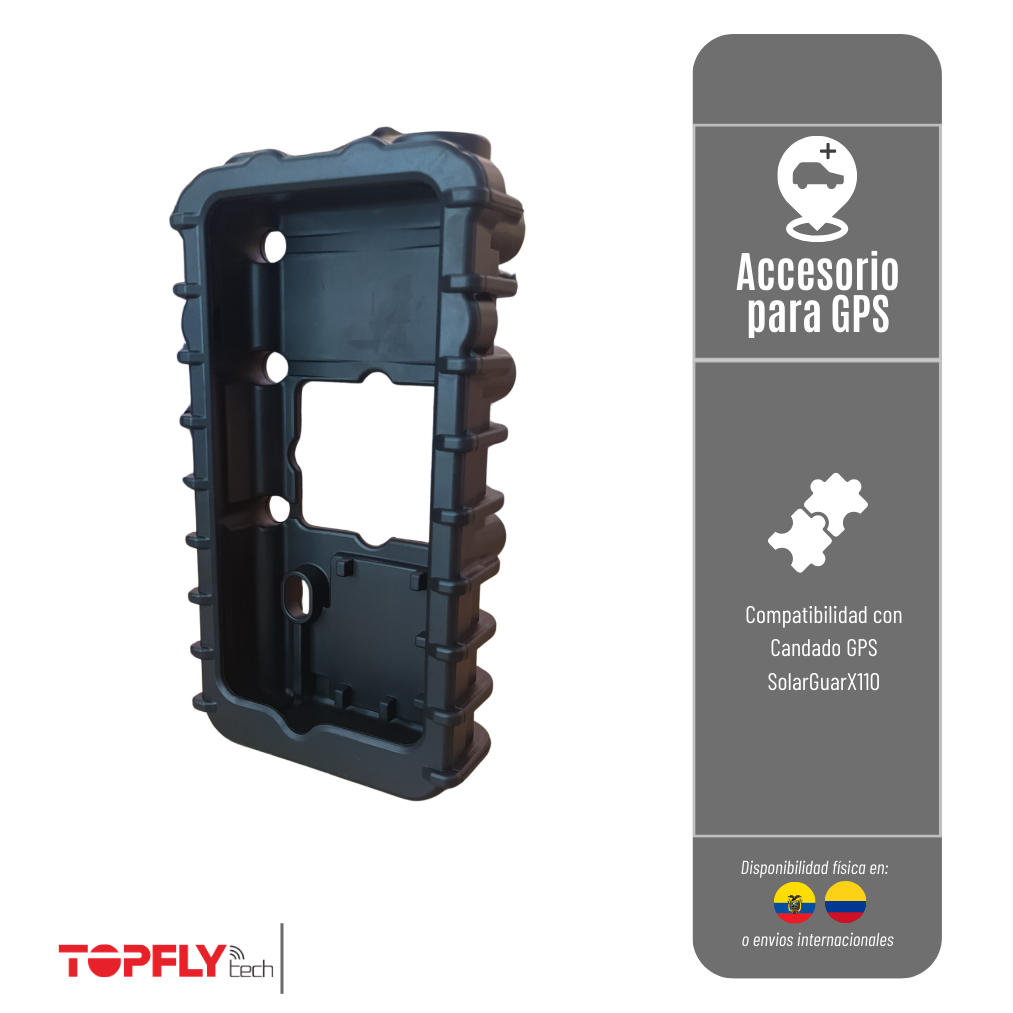 PROTECTOR DE GOMA TOPFLYTECH PARA CANDADO GPS SOLARGUARDX 110