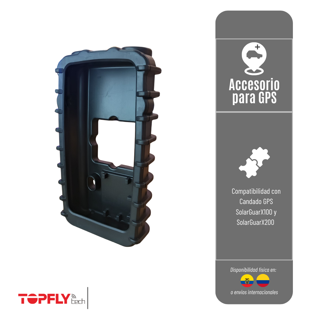 PROTECTOR DE GOMA TOPFLYTECH PARA CANDADO GPS SOLARGUARDX 200