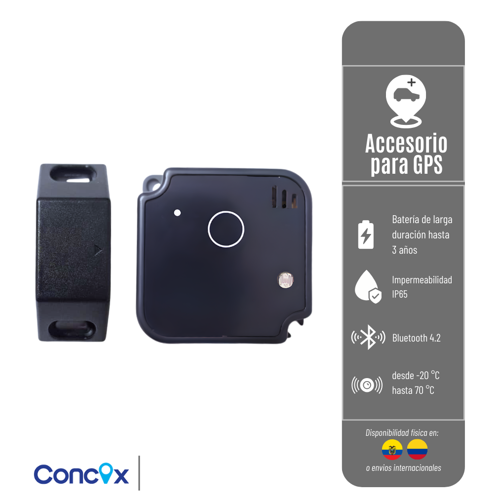 SENSOR DE TEMPERATURA Y HUMEDAD K7800P CONCOX CON TEGNOLOGIA BLUETOOTH