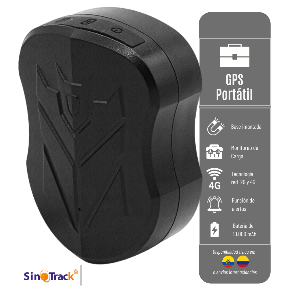 GPS ST915L PORTÁTIL SINOTRACK RED 4G, BATERíA DE 10.000 MA
